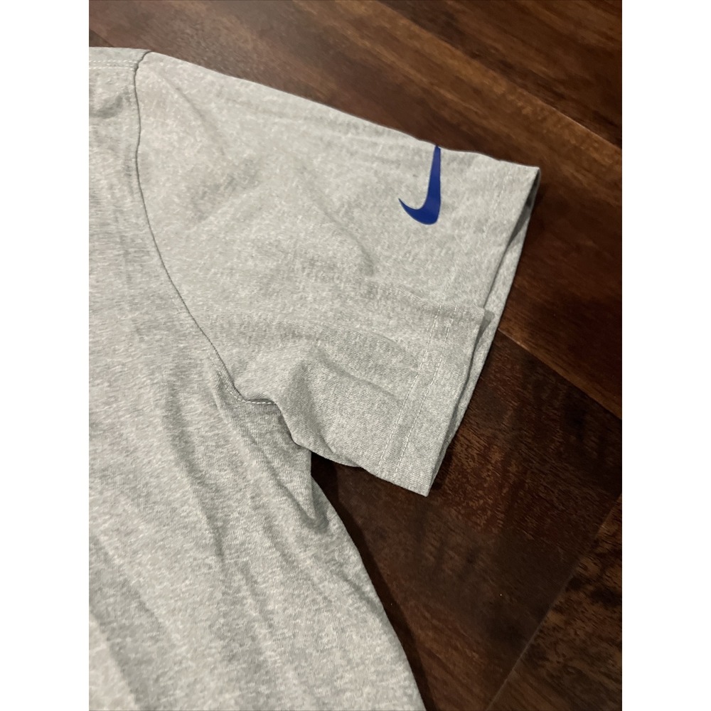 New Nike New York Giants Mens Football Short Sleeve Shirt Size Large Gray Blue - Picture 3 of 4